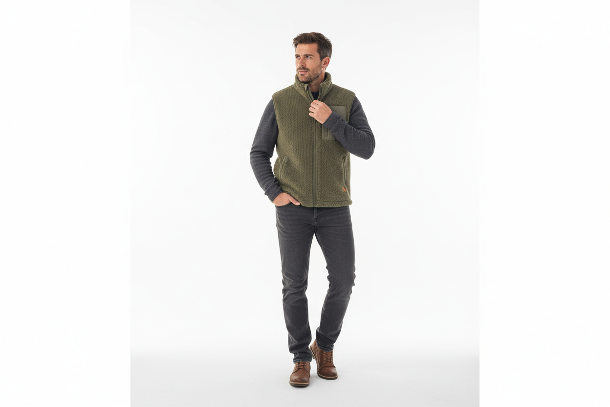 Fleece Vest Jacket