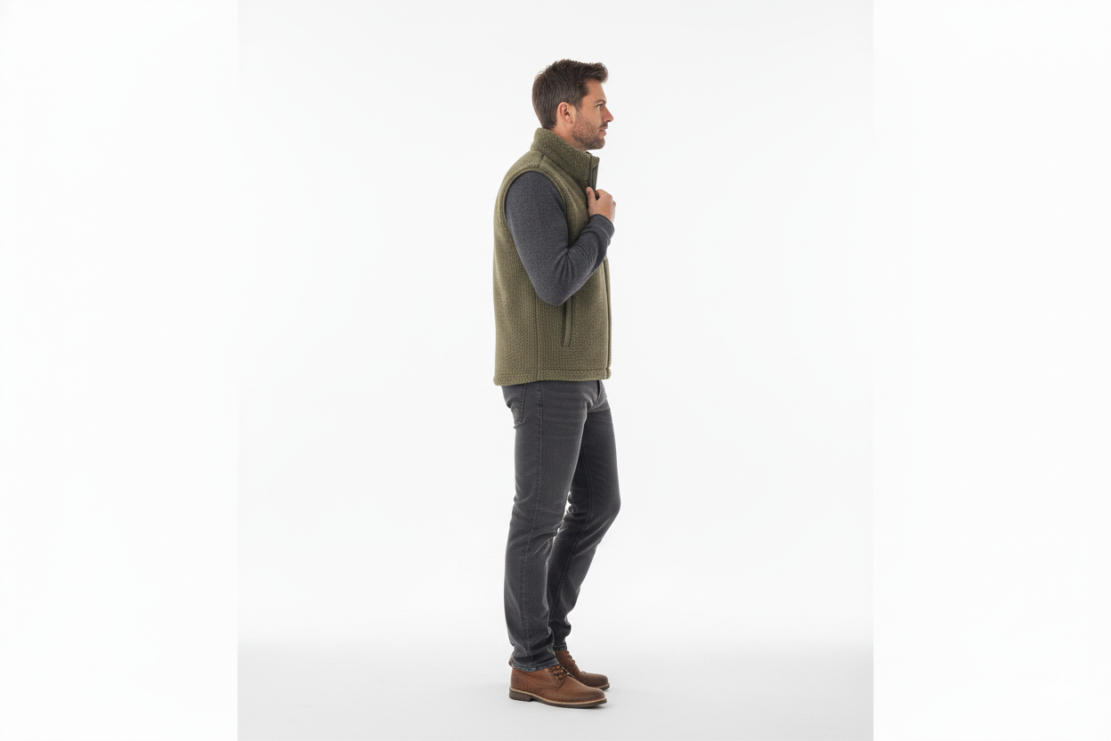 Fleece Vest Jacket
