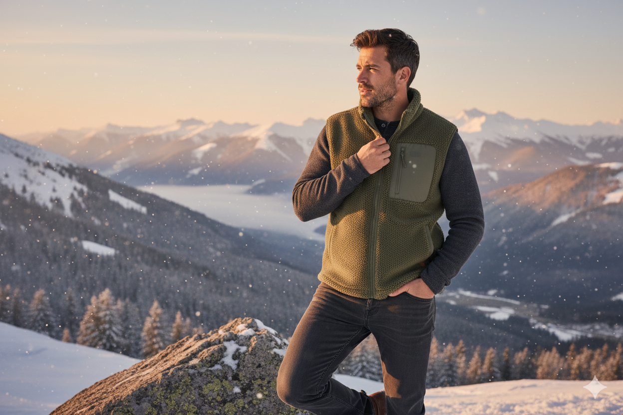 Fleece Vest Jacket
