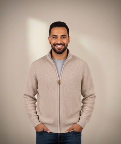 Casual Sweater - Full Zipped