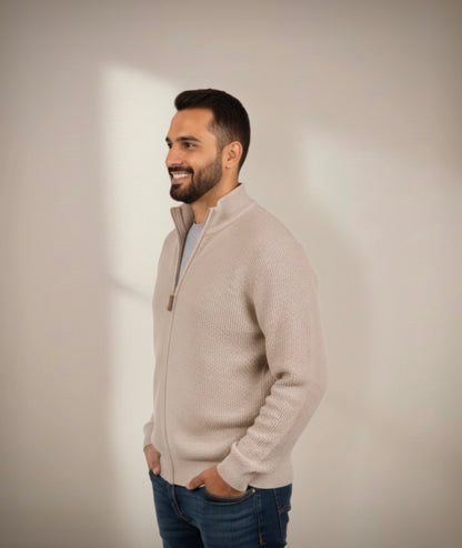 Casual Sweater - Full Zipped