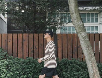 Casual Striped T-Shirt (Full-Sleeve)