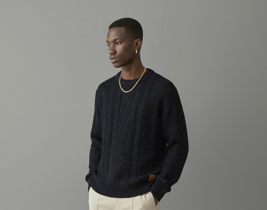 Casual Sweater - Patterned