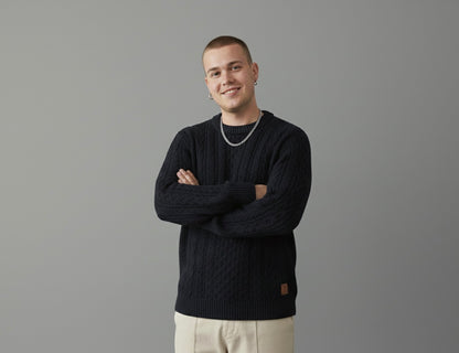 Casual Sweater - Patterned